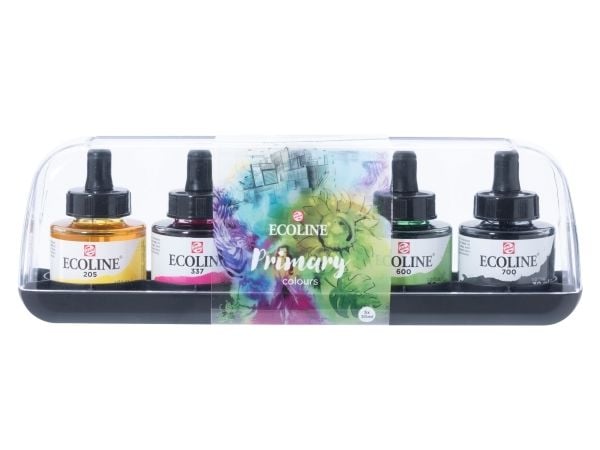 Ecoline flytande akvarellset Primary | 5 x
