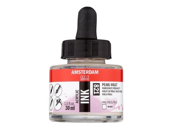 Amsterdam akryl blekkflaske Pearl Violet 821