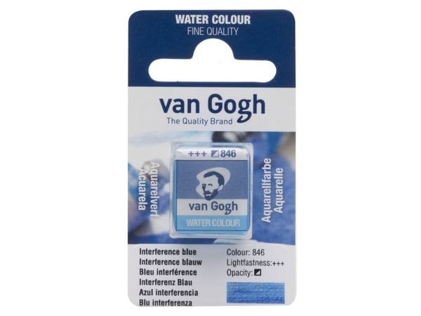 Van Gogh akvarellblock Pan Interference Blue 846