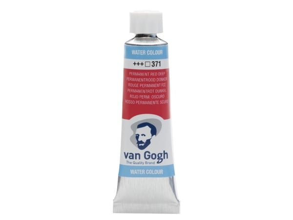 Van Gogh akvarellfärg i tub Permanent Red Deep 371
