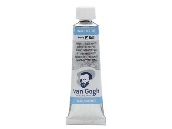 Van Gogh Watercolour Tube 10 ml Interference White 843