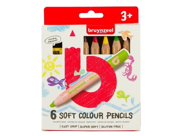 Bruynzeel 60119006, Soft (myk), 6 stykker