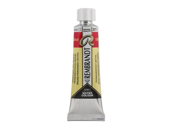 Rembrandt akvarellfarge tube Permanent Red Medium 377