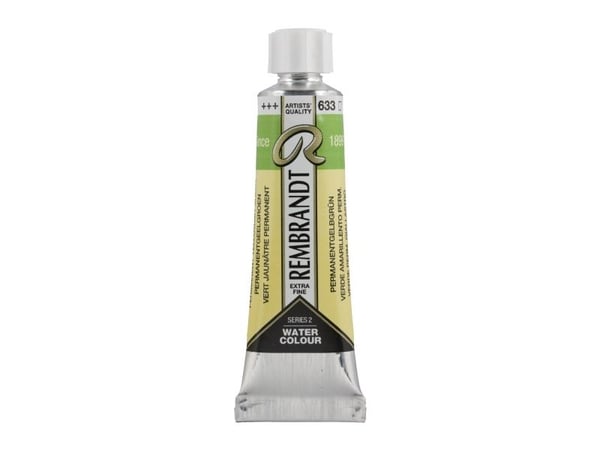 Rembrandt akvarellrør Permanent Yellowish Green 633