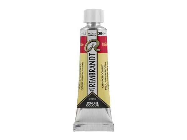 Rembrandt akvarellfargetube  Quinacridone Red 364