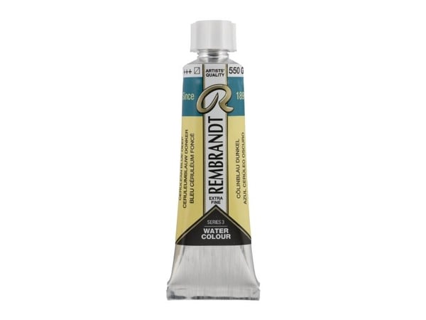 Rembrandt akvarellfargetube Cerulean Blue Deep 550