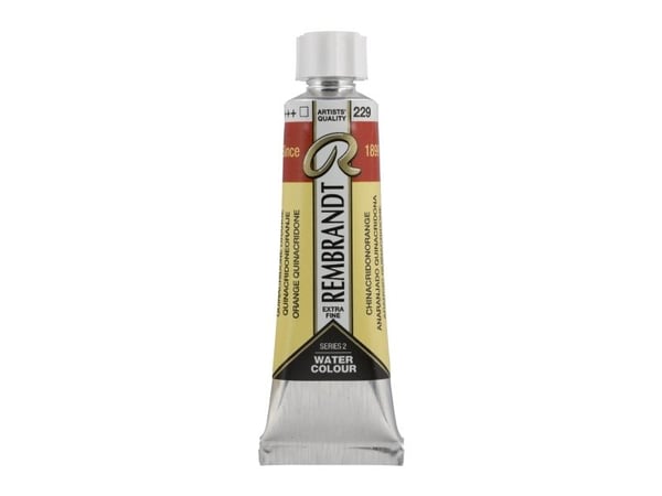 Rembrandt akvarellrør Quinacridone Orange 229