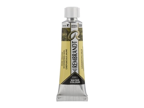 Rembrandt akvarellfarge tube Dusk Yellow 230