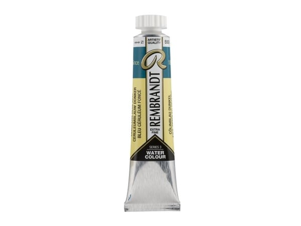 Rembrandt akvarell tube Cerulean Blue Deep 550