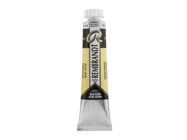 Rembrandt akvarellfarge tube Oxide Black 735