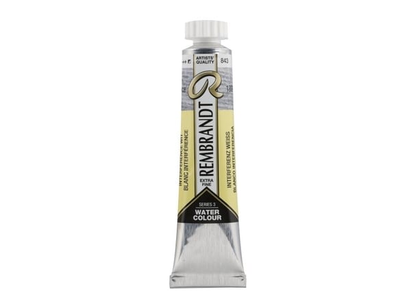 Rembrandt akvarellrør Interference White 843