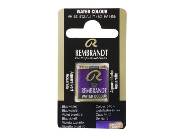 Rembrandt Watercolour Pan Blue Violet 548