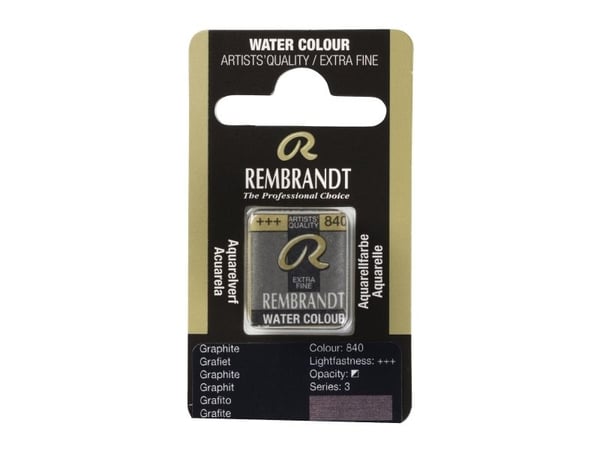 Rembrandt akvarellfärgkake Graphite 840