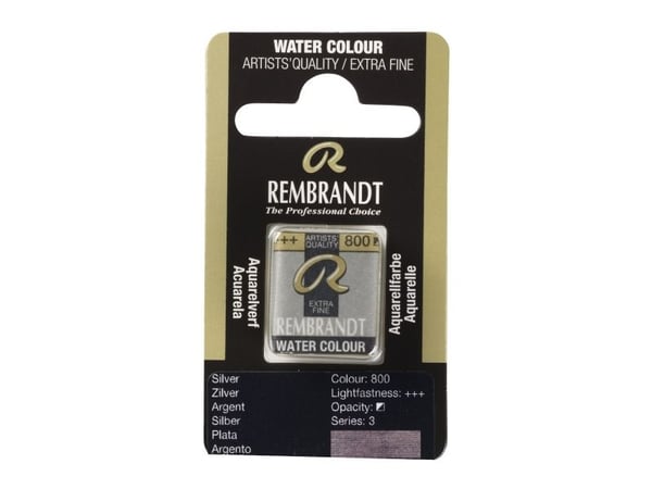 Rembrandt Watercolour Pan Silver 800