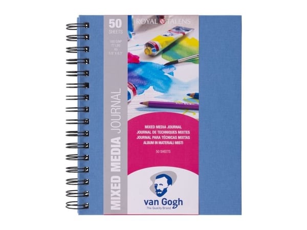 Van Gogh mixed media notatbok | 14,8 x 21 cm (A5), 160 g, 50 ark