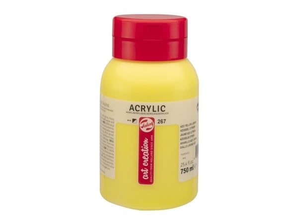 Talens Art Creation Acrylic Colour malingskrukke Azo Yellow Lemon 267