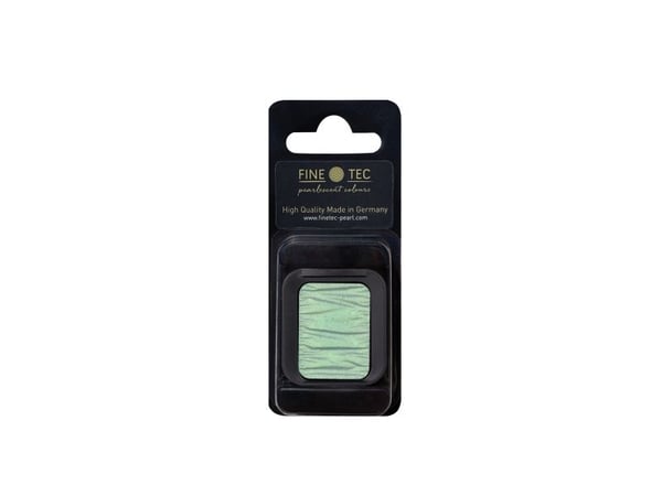 1 Pearlescent colour square, in a clamshell - "FINETEC" | Emerald