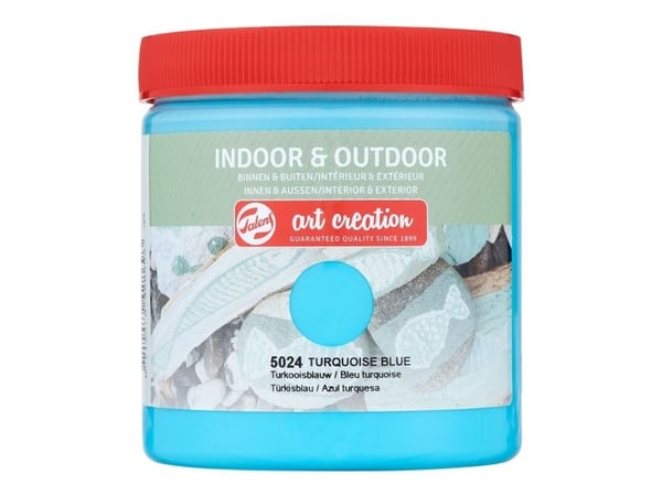 Talens Art Creation Indoor & Outdoor malingskrukke Turquoise Blue 5024