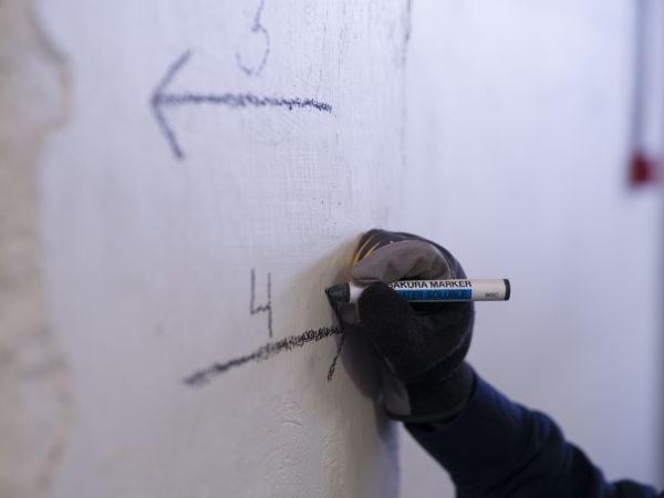 SAKURA krittmarkør CRAYON MARKER, vannløselig, svart på voksbasis, dekkende, lysekte - 1 stk (WSC49)