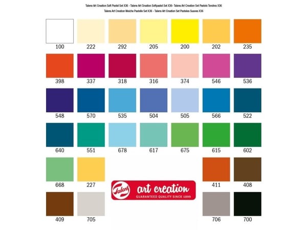 Talens Art Creation soft pastel sett | 36 farger