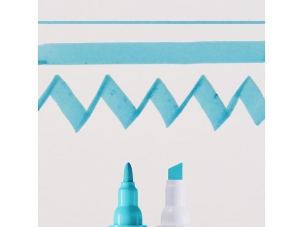 Ecoline Duotip Marker turkoosi sininen 522