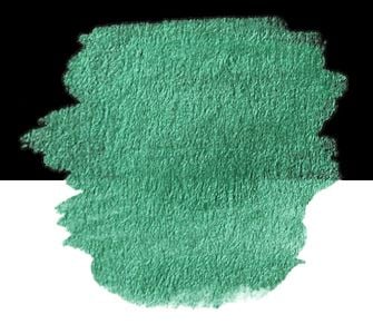 1 Pearlescent colour square, in a clamshell - "FINETEC" | Emerald