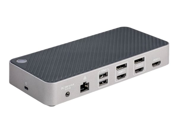 StarTech.com USB-C Triple Monitor Docking Station - HDMI/DP Triple 4k USB-C Dock - 5x USB Hub - GbE - 100W PD - Universal Multi Monitor Docking Sta...