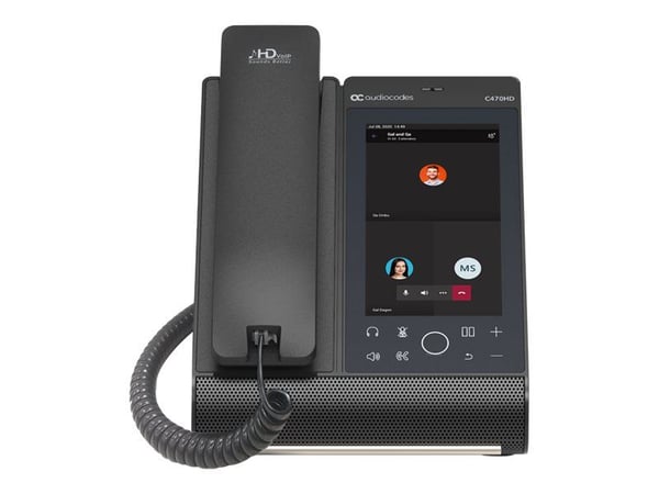 AudioCodes C470HD IP-telefon - VoIP-telefon - med Bluetooth-grensesnitt - RTCP, RTP, SRTP