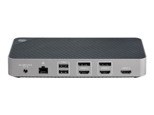 StarTech.com USB-C Triple Monitor Docking Station - HDMI/DP Triple 4k USB-C Dock - 5x USB Hub - GbE - 100W PD - Universal Multi Monitor Docking Sta...