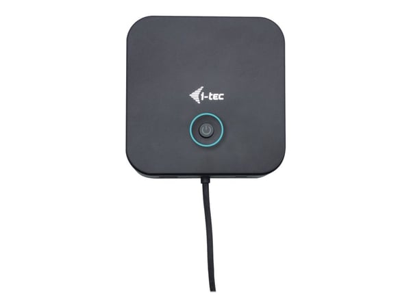 i-Tec - Dokkingstasjon - USB-C / USB4 / Thunderbolt 3 / Thunderbolt 4 - HDMI, 2 x DP++ - 1GbE - 112 watt - Europa