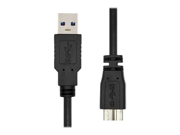 ProXtend - USB-kabel - USB-type A (hann) til Micro-USB Type B (hann) - USB 3.2 Gen 1 - 50 cm - USB Power Delivery (10W) - svart