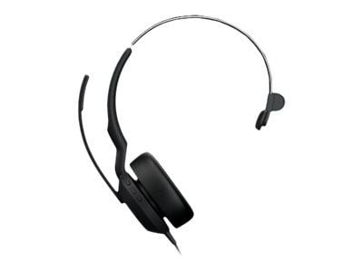 Jabra Evolve2 50, Langallinen, Toimisto/puhelukeskus, 20 - 20000 Hz, 99 g, Kuulokkeet, Musta