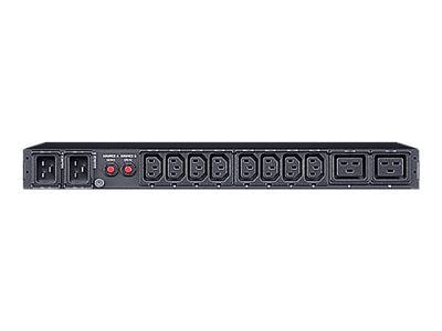 CyberPower PDU24005, Mitattu, 1U, Yksivaiheinen, Vaaka, Terästä, Musta