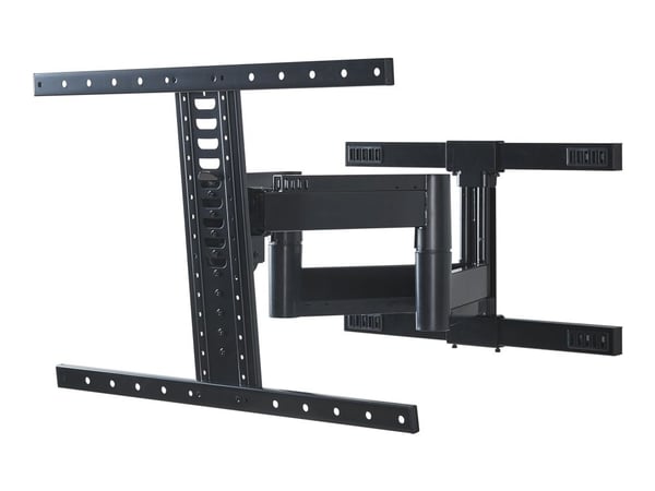 Sanus FLF325 - Monteringssett (veggmontering) - full bevegelse - for LCD-skjerm - metall - svart - skjermstørrelse: 47"-90"