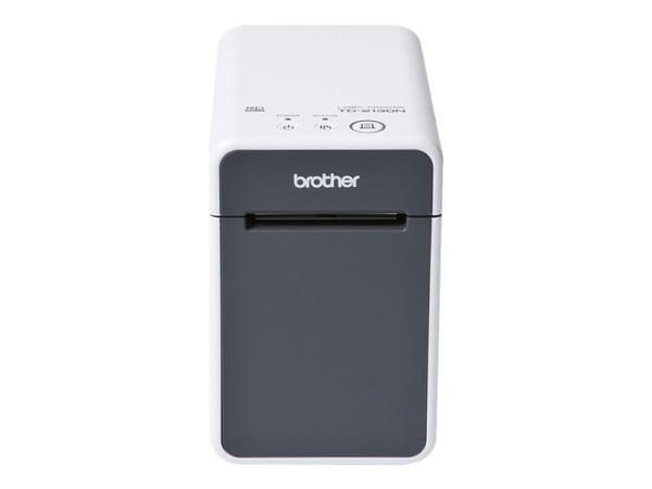 Brother TD-2135N - Etikettskriver - direktetermisk - Rull (6,3 cm) - 300 dpi - inntil 152.4 mm/sek - USB 2.0, LAN, seriell, USB-vert