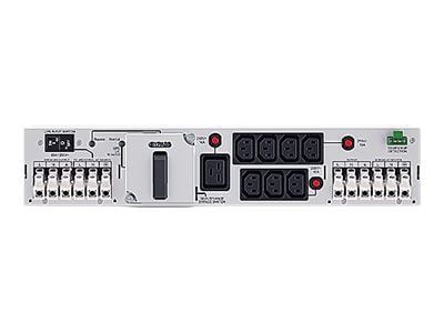CyberPower Maintenance Bypass PDU MBP63AHVHW82U - Strømfordelerenhet (kan monteres i rack) - AC 200-240 V - inngang: 2 x terminalblokk - utgangskon...