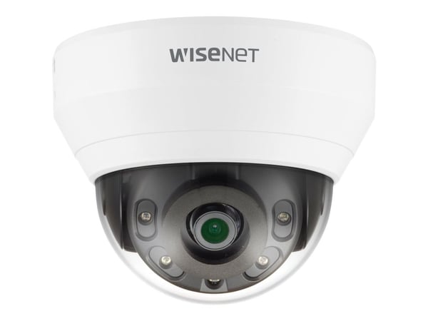 Hanwha QND-7012R, IP-turvakamera, Sisätila, Langallinen, Katto/seinä, Valkoinen, Kupoli