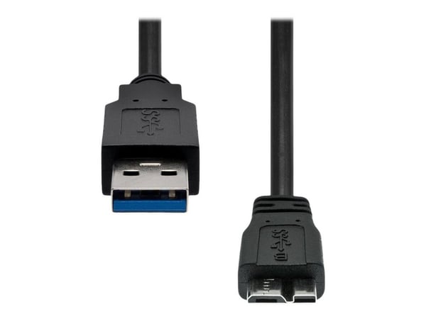 ProXtend - USB-kabel - USB-type A (hann) til Micro-USB Type B (hann) - USB 3.2 Gen 1 - 50 cm - USB Power Delivery (10W) - svart