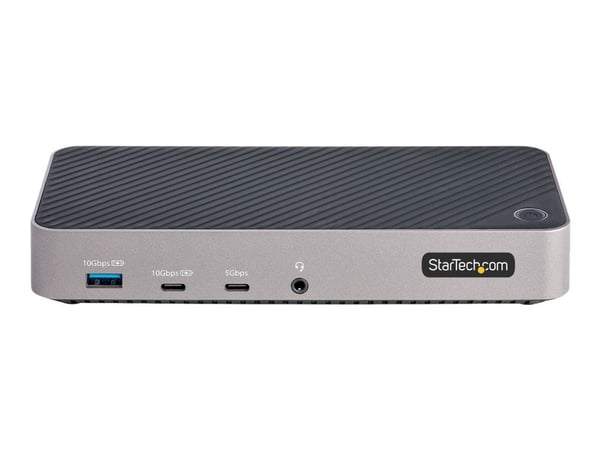 Startech USB-C Triple Monitor Docking Station - HDMI/DP Triple 4k USB-C Dock - 5x USB Hub - GbE - 100W PD - Universal Multi Monitor Docking Station...
