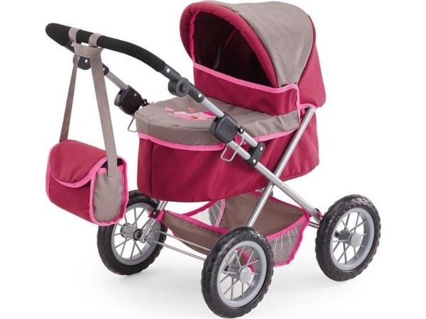 Bayer dockvagn rosa-grå (13078AA)
