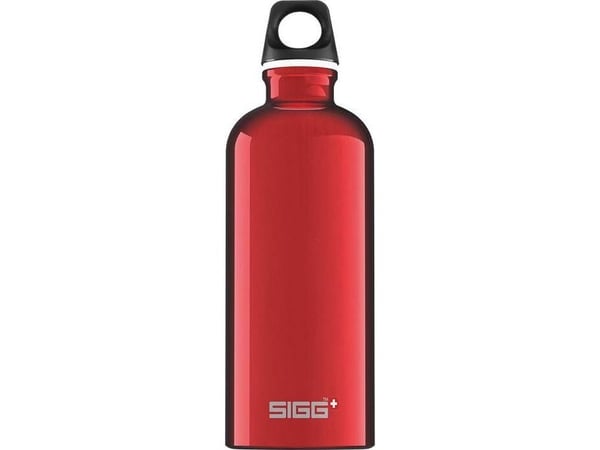 SIGG Traveller, 600 ml, Idretter, Rød, Aluminium, Voksen, Mann/kvinne