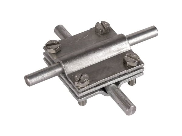DEHN 314310, Jordingsklemme, Rustfritt stål, 50 x 50 x 2,5 mm