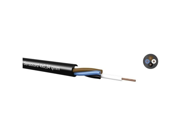 Sensocord® 3x0,25 mm² sensorskabel 245302509 Kabeltronik