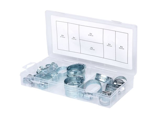 KS Tools 970.0070, Slangklämma, Metall, Förvaringsfodral av plast, 4 cm, 300 g