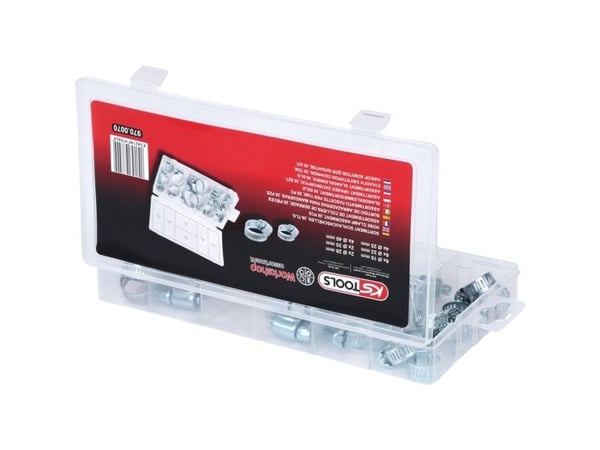 KS Tools 970.0070, Slangklämma, Metall, Förvaringsfodral av plast, 4 cm, 300 g