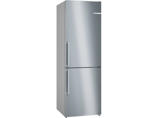 Bosch Serie | 4 KGN49VXCT - Kjøleskap/fryser - bunnfryser - bredde: 70 cm - dybde: 66.7 cm - høyde: 203 cm - 440 liter - Klasse C - svart inox