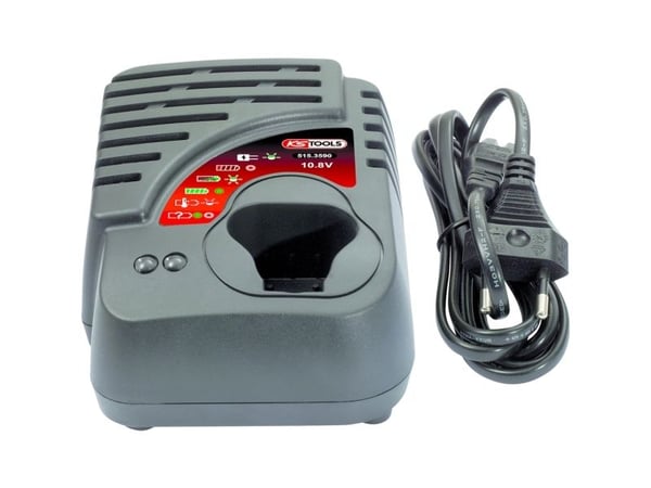 KS Tools 515.3590, Batterilader, Lithium-Ion (Li-Ion), 10,8 V, Universell, Grå, 1 timer KS Tools 515.3590, Batterilader, Lithium-Ion (Li-Ion), 10,8 V, Universell, Grå, 1 timer