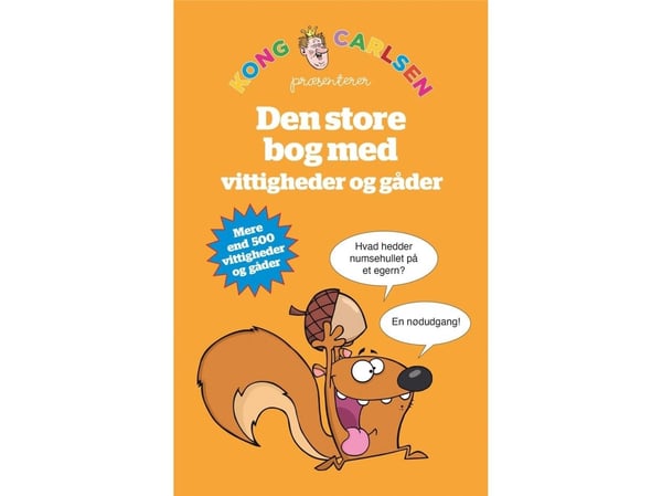 Kong Carlsen - Den store boken med vitser og gåter | Kong Carlsen | Språk: Dansk