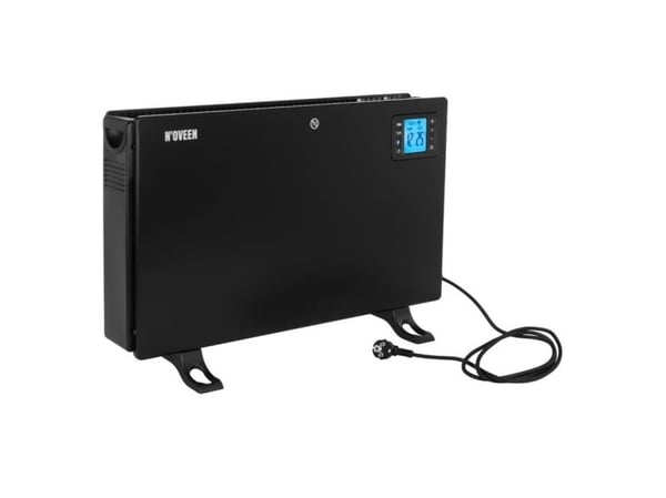 Noveen CH7100 LCD Smart, Elektrisk konvektor-romvarmer, 24 timer, Innendørs, Gulv, Svart, LCD