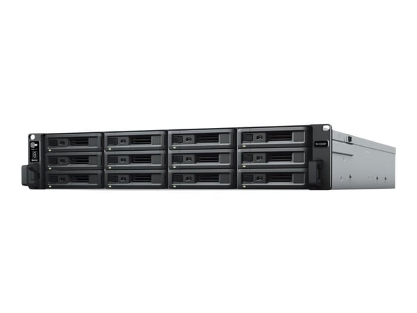 Synology RX1223RP Expansion Unit - Kabinett för lagringsenheter - 12 fack (SATA) - kan monteras i rack - 2U - för Synology HAT5300, RKS-02, SAT5210